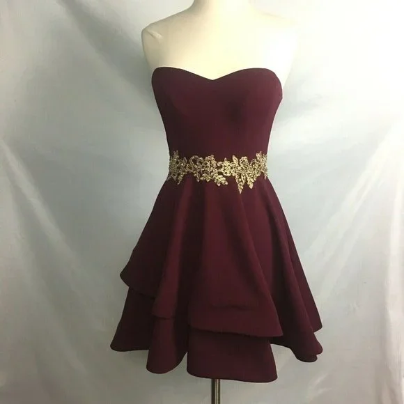 B Darlin | Dresses | B Darlin Junior Dress Party Homecoming Maroon Gold Size 5 Beautiful Design | Poshmark B Darlin | Dresses | B Darlin Junior Dress Party Homecoming Maroon Gold Size 5 Beautiful Design | Poshmark